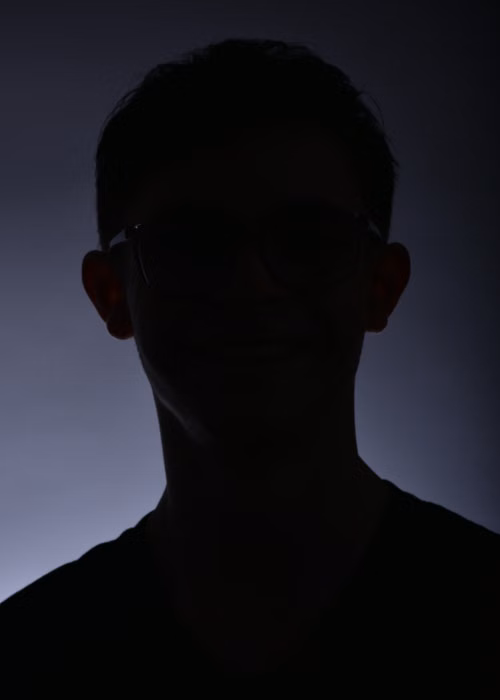 Tijdelijke silhouettefoto voor het profiel van Dries Kunnen